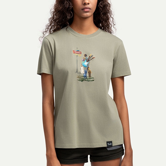 KAFT X FENDER X ZUHAL En Route - Concrete New - Tasarım T-Shirt - Unisex